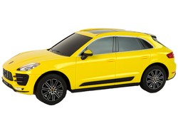 SAMOCHÓD ZDALNIE STEROWANY R/C PORSCHE MACAN TURBO 1:24 ŻÓŁTY RASTAR