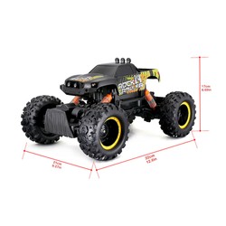 SAMOCHÓD ZDALNIE STEROWANY TERENOWY ROCK CRAWLER CZARNY PILOT RC AUTO 