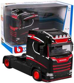 SCANIA 770S TIR SAMOCHÓD METALOWY MODEL POJAZD STREET FIRE BBURAGO 1:43