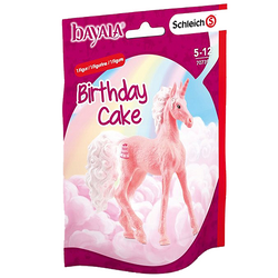 SCHLEICH BAYALA JEDNOROŻEC BIRTHDAY CAKE KOŃ KONIK FIGURKA KOLEKCJONERSKA 