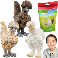 SCHLEICH FARM WORLD KURZE PRZYJACIÓŁKI FARMA ZWIERZĘTA FIGURKI KUREK