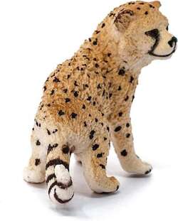 SCHLEICH GEPARD MŁODY FIGURKA KOLEKCJONERSKA WILD LIFE RĘCZNIE MALOWANA