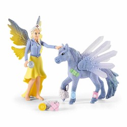 SCHLEICH MAGICZNY KWIAT WETERYNARZ WRÓŻKA KUCYK AKCESORIA BAYALA