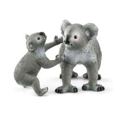 SCHLEICH MAMA KOALA Z MALUSZKIEM FIGURKA KOLEKCJONERSKA RĘCZNIE MALOWANA