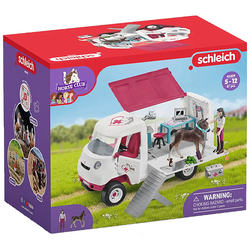 SCHLEICH SAMOCHÓD WETERYNARZA ZE ŹREBAKIEM MOBILNA LECZNICA HORSE CLUB 