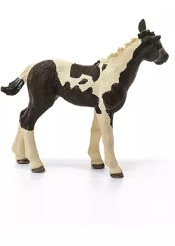 SCHLEICH ŹREBAK RASY PINTO FOAL KOŃ FIGURKA ŁACIATY KONIK CIELĘ