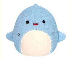 SQUISHMALLOWS FUZZAMALLOWS BŁĘKITNY REKIN DAVIE MASKOTKA PLUSZAK 30 cm