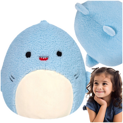 SQUISHMALLOWS FUZZAMALLOWS BŁĘKITNY REKIN DAVIE MASKOTKA PLUSZAK 30 cm