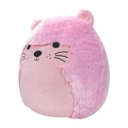 SQUISHMALLOWS FUZZAMALLOWS RÓŻOWY KOTEK ANU WŁOCHATA MASKOTKA PLUSZAK 30 cm