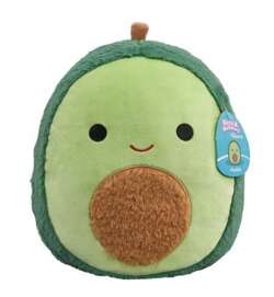 SQUISHMALLOWS FUZZAMALLOWS ZIELONE AWOKADO AUSTIN MASKOTKA PLUSZAK 30 cm