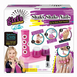 STUDIO PAZNOKCI BROKATOWE MANICURE LAKIER SHAKER