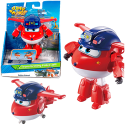 SUPER WINGS JETT DŹETEK ROBOT SAMOLOT Z BAJKI 2w1 FIGURKA TRANSFORMUJĄCA