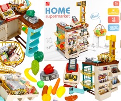 SUPERMARKET HOME KASA SKLEPOWA KOSZYK WAGA CZYTNIK