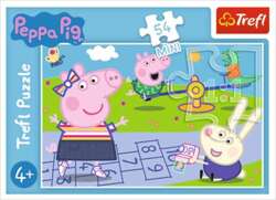 ŚWINKA PEPPA MINI PUZZLE UKŁADANKA 54 ELEMENTY 19627 TREFL