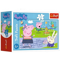 ŚWINKA PEPPA MINI PUZZLE UKŁADANKA 54 ELEMENTY 19627 TREFL