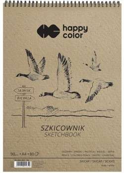 SZKICOWNIK SKETCHBOOK 90g ZESZYT A4 - HAPPY COLOR