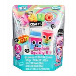 TAŚMA NANO CRAFTS BRELOCZKI KEYCHAIN SQUISHY KIT ZABAWKA KREATYWNA 26 EL.