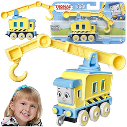 TOMEK I PRZYJACIELE METALOWA LOKOMOTYWA DŹWIG CARLY THE CRANE FISHER-PRICE