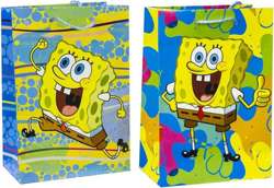 TOREBKA PAPIEROWA 180x130x80 PATRYK - SPONGEBOB