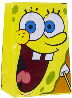 TOREBKA PAPIEROWA 230x160x90 PATRYK - SPONGEBOB