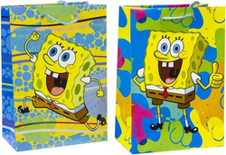 TOREBKA PAPIEROWA 230x160x90 PATRYK - SPONGEBOB