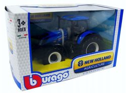 TRAKTOR NEW HOLLAND T7 CIĄGNIK ROLNICZY METALOWY MODEL BBURAGO 1/32