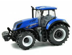 TRAKTOR NEW HOLLAND T7 CIĄGNIK ROLNICZY METALOWY MODEL BBURAGO 1/32