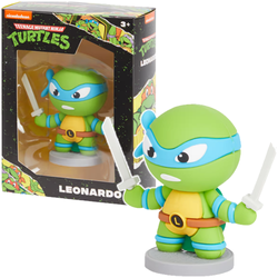 TURTLES WOJOWNICZE ŻÓŁWIE NINJA FIGURKA NA PODSTAWCE LEONARDO