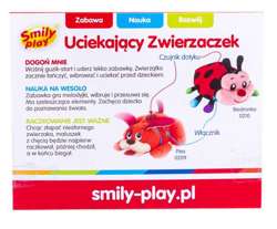 UCIEKAJĄCY PIESEK DO NAUKI RACZKOWANIA MELODIE WIBRUJE UCZY SMILY PLAY