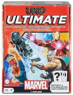 UNO ULTIMATE MARVEL KARTY DO GRY IMPREZOWA WERSJA NIEMIECKA MATTEL