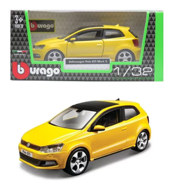 VOLKSWAGEN POLO GTI MARK 5 SAMOCHÓD METALOWY POJAZD MODEL BBURAGO 1/32