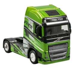 VOLVO FH16 ZIELONY TIR SAMOCHÓD METALOWY POJAZD STREET FIRE BBURAGO 1:43