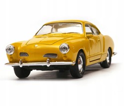 VW KARMANN GHIA COUPE METALOWE AUTO KOLEKCJONERSKIE WELLY 1:34 ŻÓŁTY