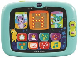 WESOŁY TABLECIK VTECH EDUKACYJNY INTERAKTYWNY LICZBY LITERY KOLORY PIOSENKI