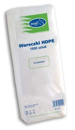 WORECZKI FOLIOWE WYTRZYMAŁE  HDPE ATEST 14x4x26 CM