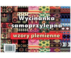 WYCINANKA SAMOPRZYLEPNA PAPIER A4 WZORY PLEMIENNE