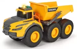 WYWROTKA CONSTRUCTION VOLVO POJAZD BUDOWLANY ŚWIATŁO DŹWIĘK DICKIE TOYS