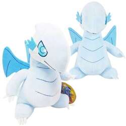 YU-GI-OH! MASKOTKA SKRZYDLATY NIEBIESKI SMOK BLUE EYES WHITE DRAGON 20cm