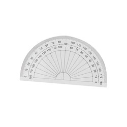 ZESTAW GEOMETRYCZNY SZKOLNY LINIJKA 15 cm EKIERKA KĄTOMIERZ STARPAK