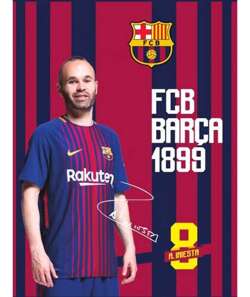 ZESZYT A5 16 KARTEK KRATKA FC BARCELONA FAN 6  ASTRA 