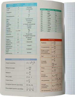 ZESZYT ZE ŚCIĄGĄ KRATKA A5 60 K FIZYKA UNIPAP