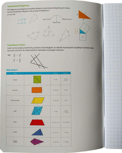 ZESZYT ZE ŚCIĄGĄ KRATKA A5 60 K MATEMATYKA UNIPAP