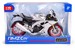 APRILLA 2021 RSV4 RR1000 SREBRNY WYŚCIGOWY MOTOCYKL MODEL METALOWY 1:12