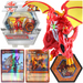 BAKUGAN DRAGONOID FIGURKA KOLEKCJONERSKA 3w1 CZERWONY SMOK KARTY ŻETON