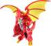 BAKUGAN DRAGONOID FIGURKA KOLEKCJONERSKA 3w1 CZERWONY SMOK KARTY ŻETON