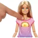 BARBIE LALKA JOGA I MEDYTAJCJA Z DŹWIĘKIEM ŚWIECI PIESEK RISE RELAX MATTEL