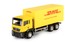 CIĘŻARÓWKA MAN DHL SAMOCHÓD DOSTAWCZY KURIER MODEL METALOWY POJAZD 1:64