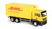 CIĘŻARÓWKA MAN DHL SAMOCHÓD DOSTAWCZY KURIER MODEL METALOWY POJAZD 1:64