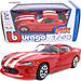 DODGE VIPER GTS SAMOCHÓD METALOWY AUTO MODEL POJAZD BBURAGO 1:43