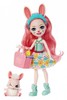 ENCHANTIMALS LALKA BREE BUNNY 3 ZWIERZĄTKA NIESPODZIANKI MATTEL KRÓLICZEK